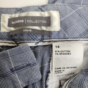 Dockers Collection Ideal Fit Cuffed Bermuda Shorts Capri's Women's Size 14